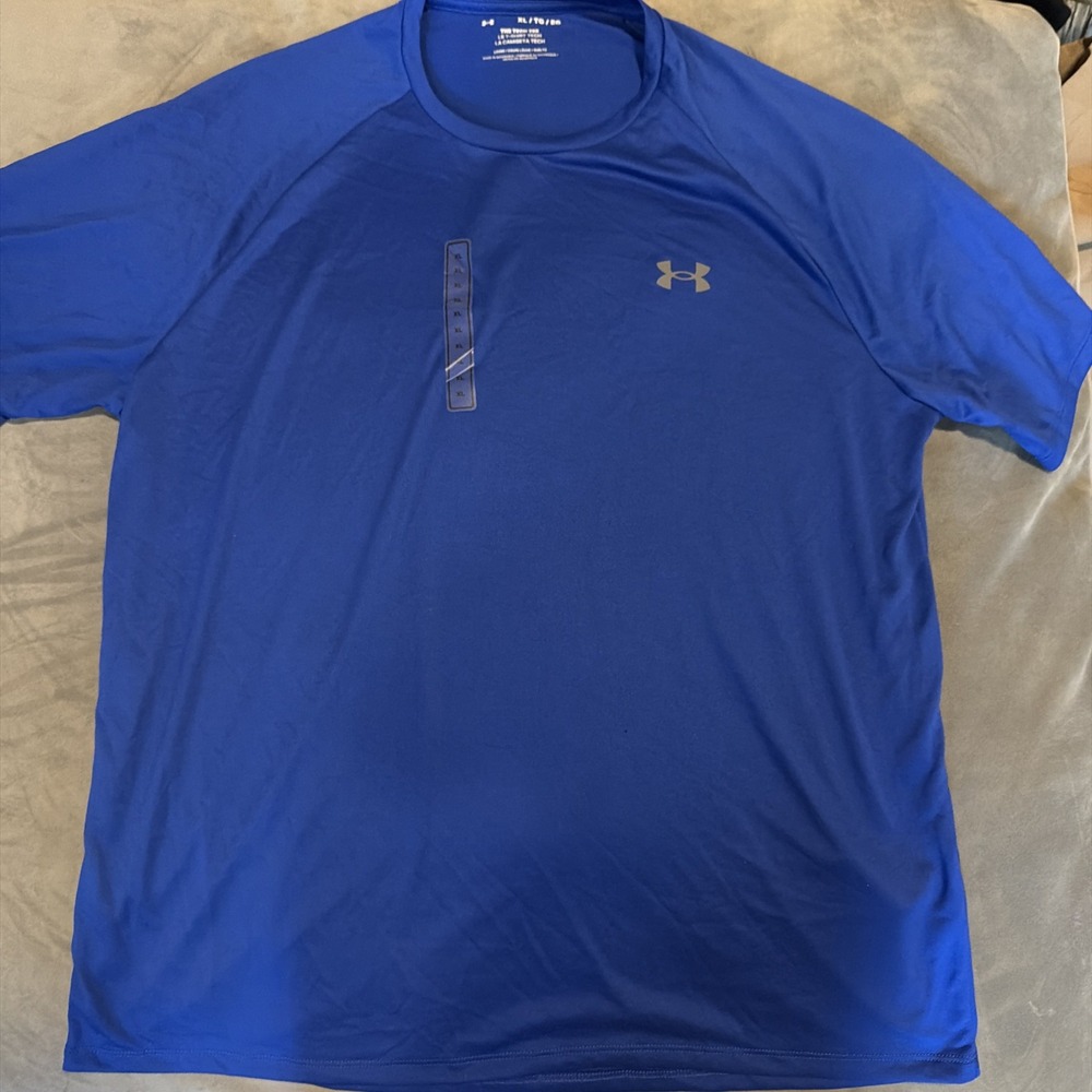 Under Armour Men's The Tech Tee Royal Blue Sz XL